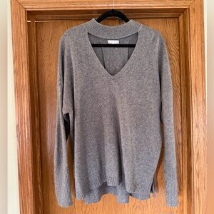 1.STATE peep hole pleated sweater XL